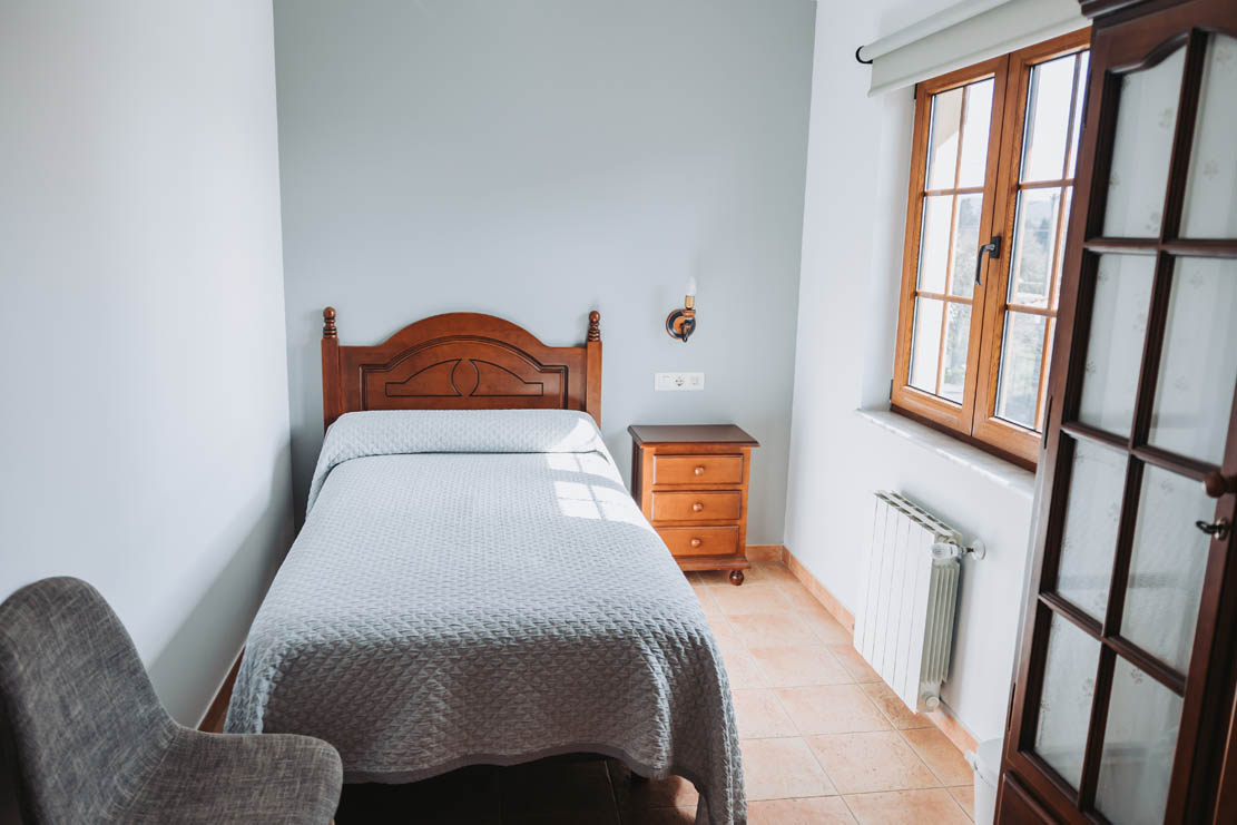 Habitación individual en Valdoviño Casa Veiga