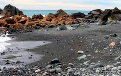 Praia de Área Negra en Cedeira (Praia de Teixidelo)